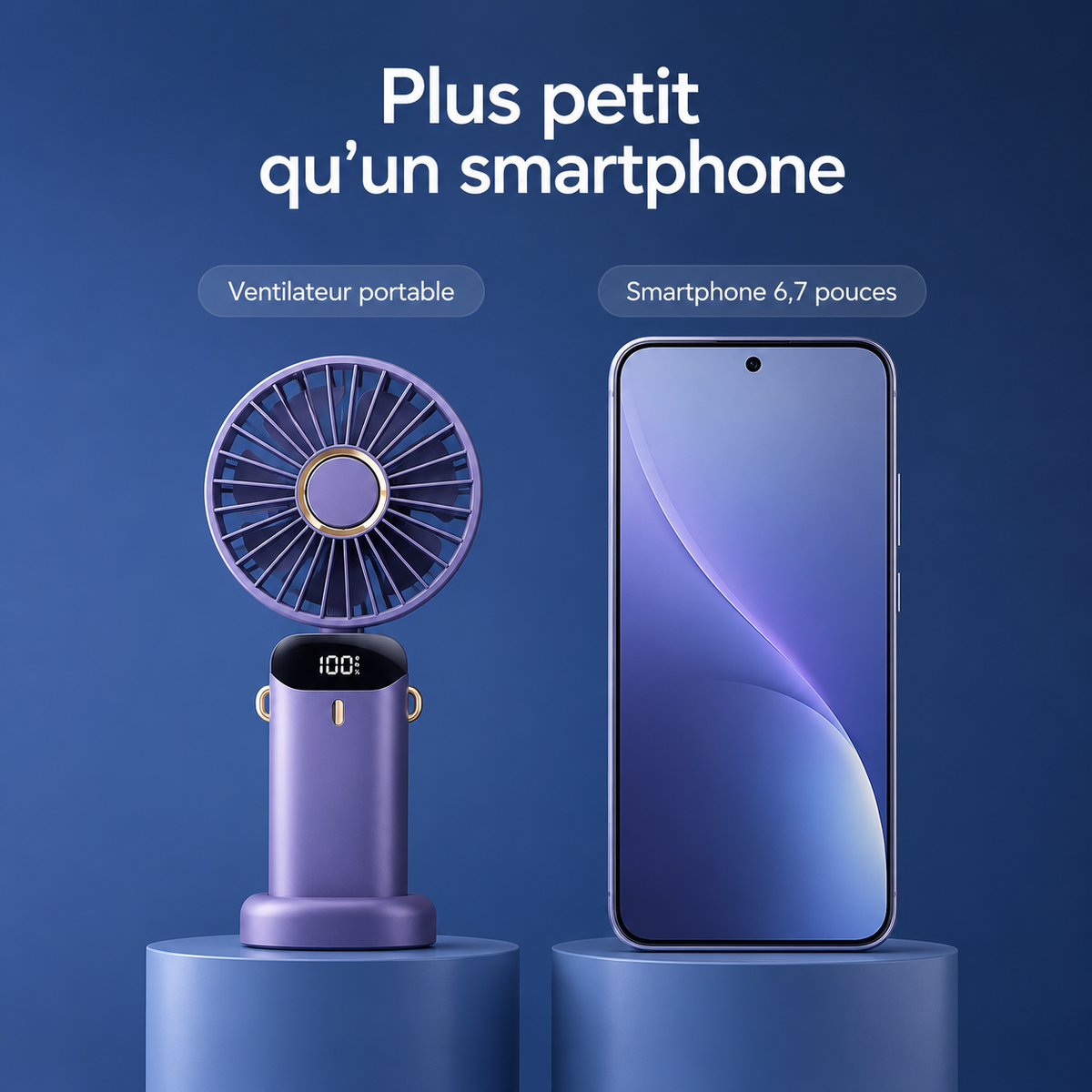 Ventilateur Portable Rechargeable